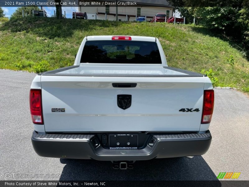 Bright White / Diesel Gray/Black 2021 Ram 1500 Classic Crew Cab 4x4