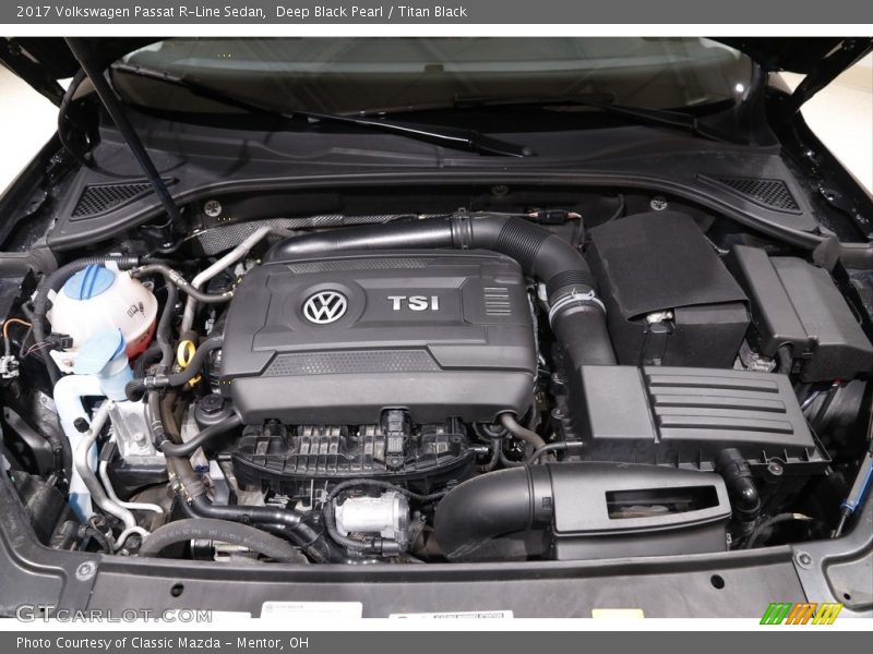 Deep Black Pearl / Titan Black 2017 Volkswagen Passat R-Line Sedan