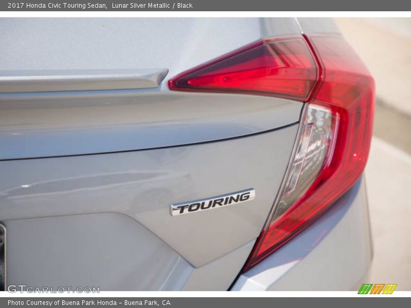Lunar Silver Metallic / Black 2017 Honda Civic Touring Sedan