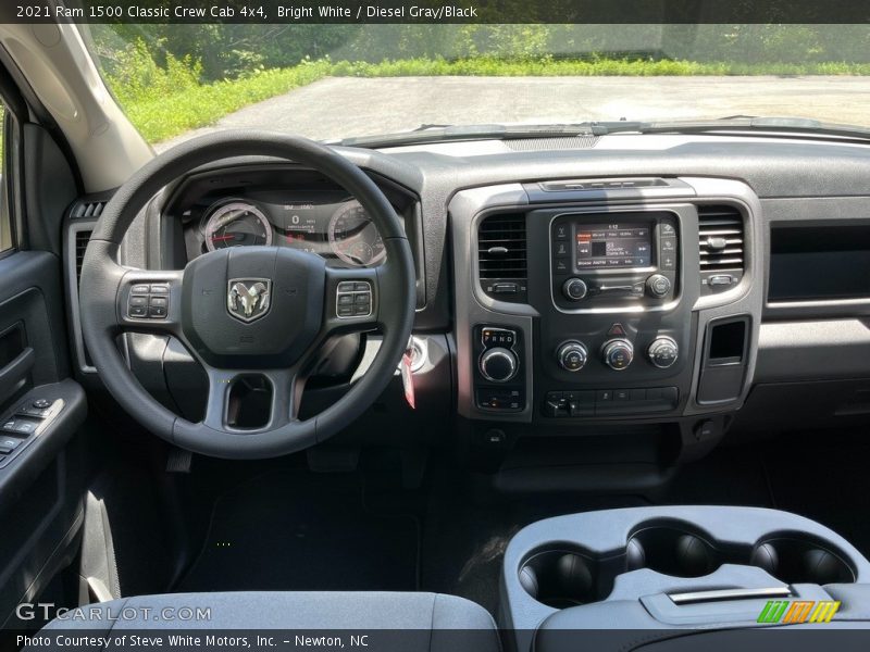Bright White / Diesel Gray/Black 2021 Ram 1500 Classic Crew Cab 4x4