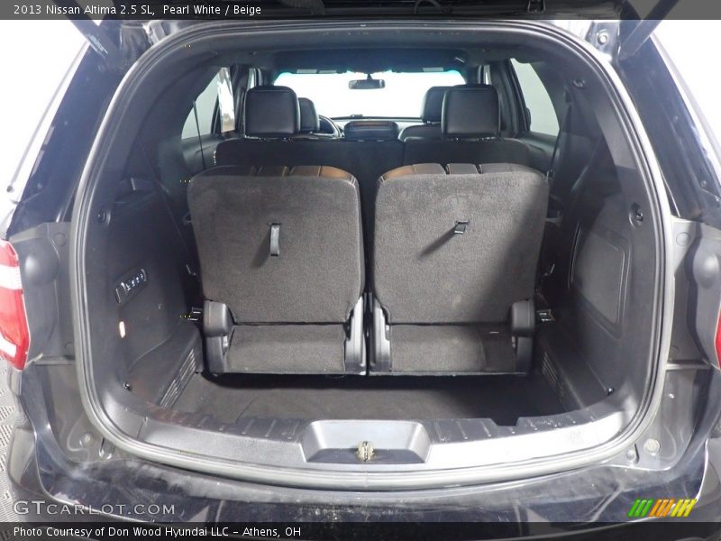 Pearl White / Beige 2013 Nissan Altima 2.5 SL