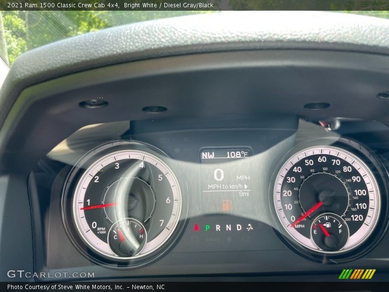 Bright White / Diesel Gray/Black 2021 Ram 1500 Classic Crew Cab 4x4