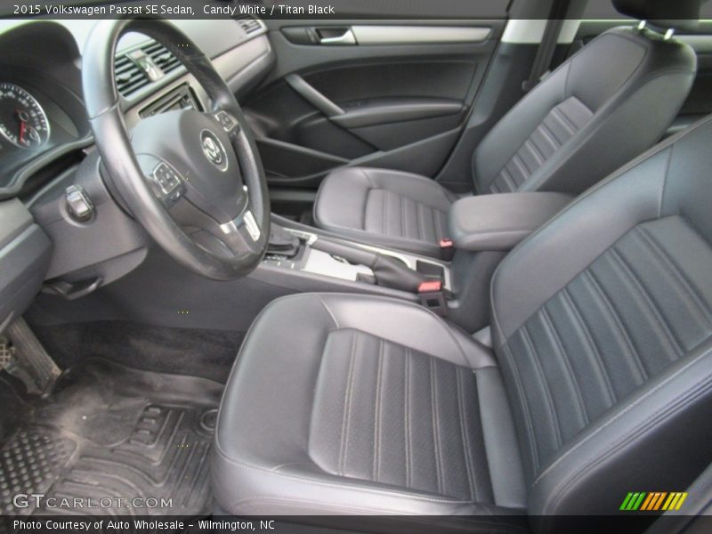 Front Seat of 2015 Passat SE Sedan