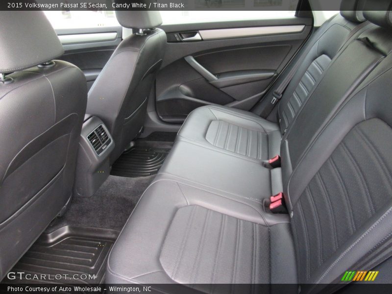 Rear Seat of 2015 Passat SE Sedan