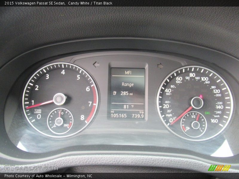  2015 Passat SE Sedan SE Sedan Gauges