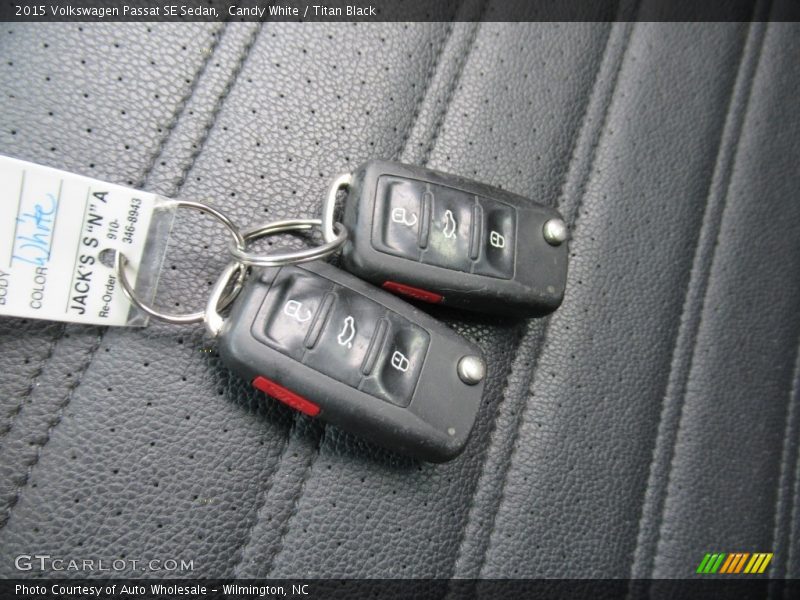 Keys of 2015 Passat SE Sedan