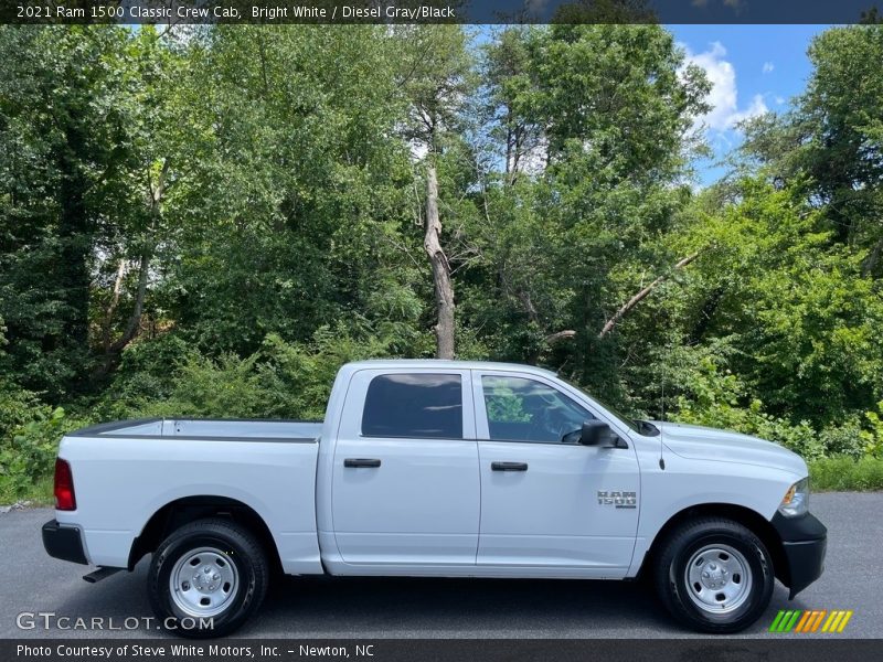 Bright White / Diesel Gray/Black 2021 Ram 1500 Classic Crew Cab