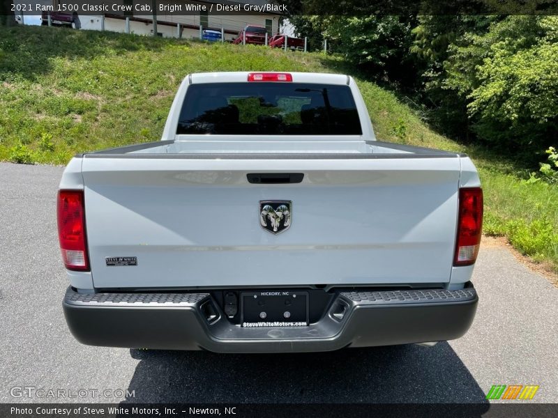 Bright White / Diesel Gray/Black 2021 Ram 1500 Classic Crew Cab