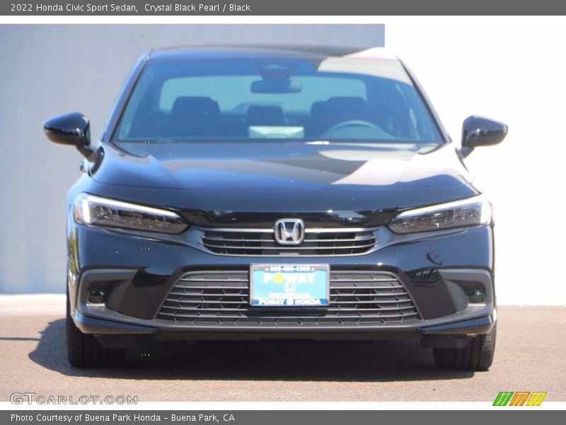 Crystal Black Pearl / Black 2022 Honda Civic Sport Sedan
