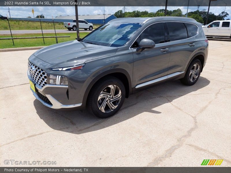 Hampton Gray / Black 2022 Hyundai Santa Fe SEL