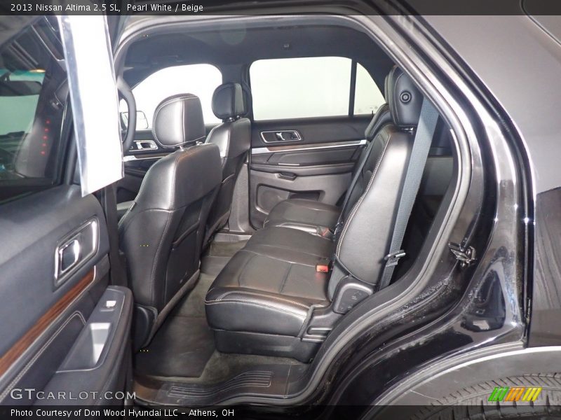 Pearl White / Beige 2013 Nissan Altima 2.5 SL