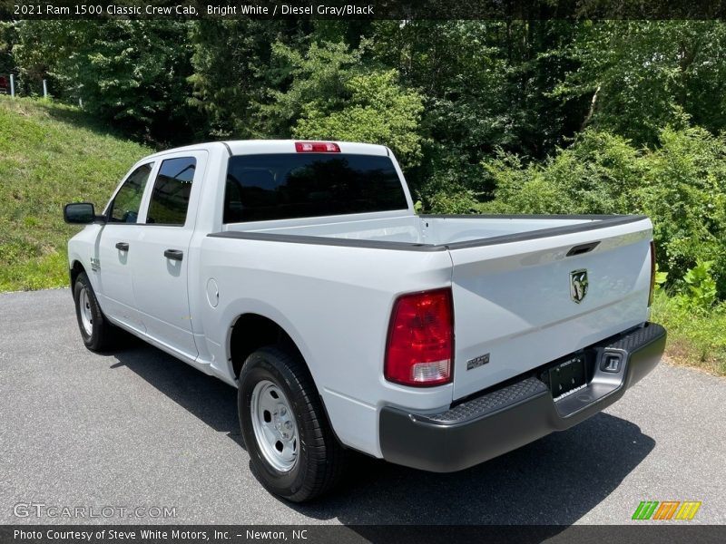 Bright White / Diesel Gray/Black 2021 Ram 1500 Classic Crew Cab