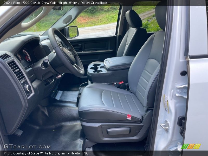 Bright White / Diesel Gray/Black 2021 Ram 1500 Classic Crew Cab