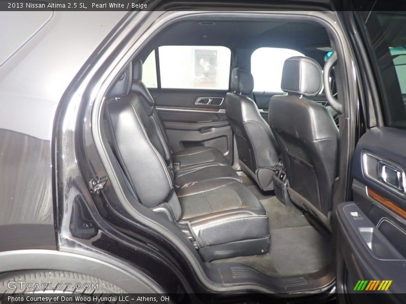 Pearl White / Beige 2013 Nissan Altima 2.5 SL