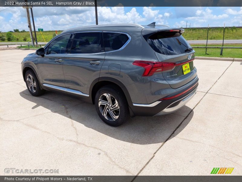 Hampton Gray / Black 2022 Hyundai Santa Fe SEL