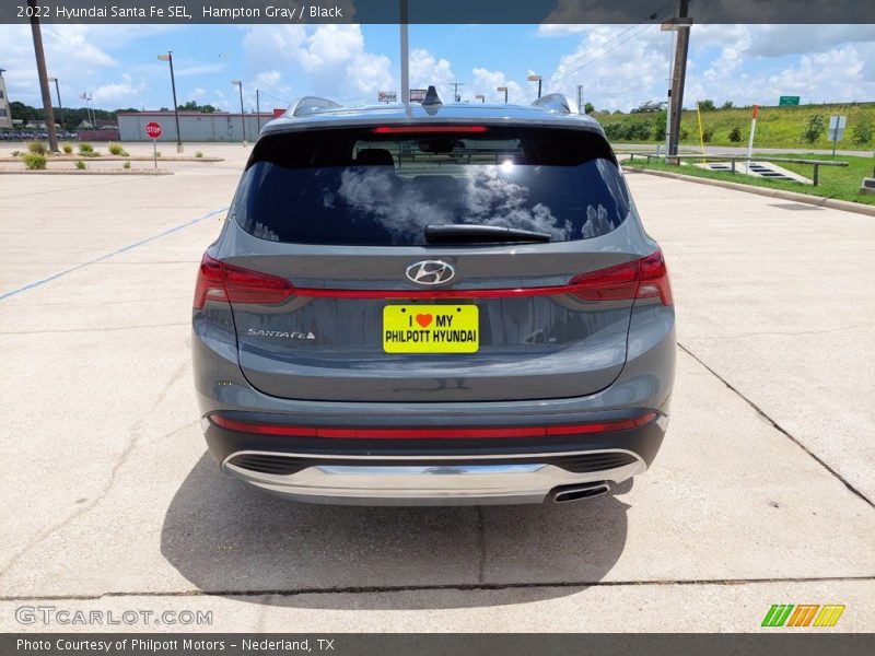 Hampton Gray / Black 2022 Hyundai Santa Fe SEL