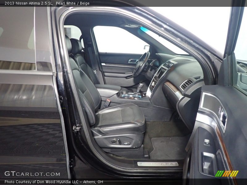 Pearl White / Beige 2013 Nissan Altima 2.5 SL