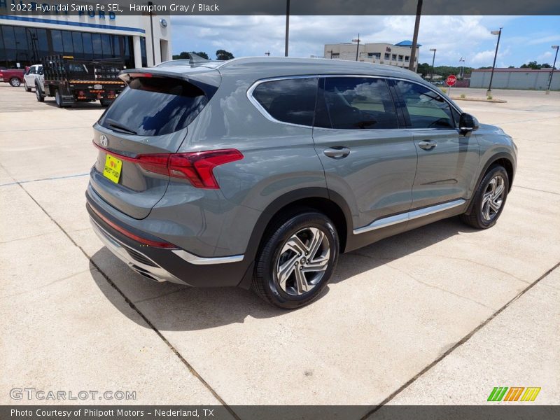 Hampton Gray / Black 2022 Hyundai Santa Fe SEL