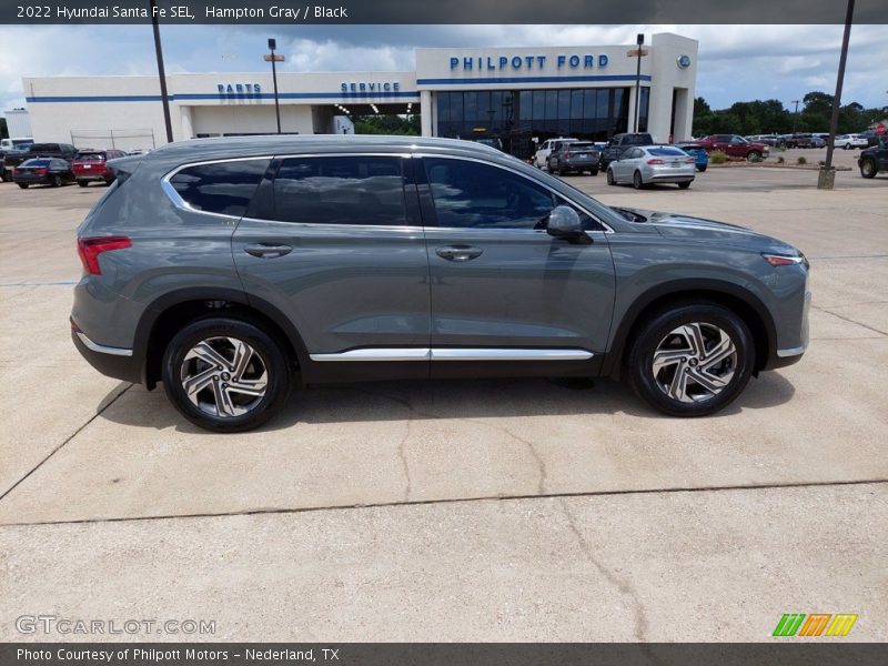 Hampton Gray / Black 2022 Hyundai Santa Fe SEL