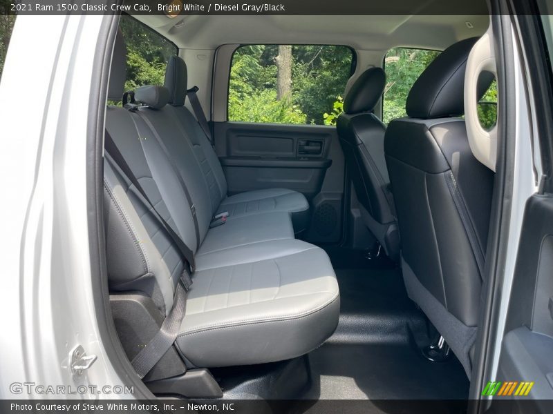 Bright White / Diesel Gray/Black 2021 Ram 1500 Classic Crew Cab