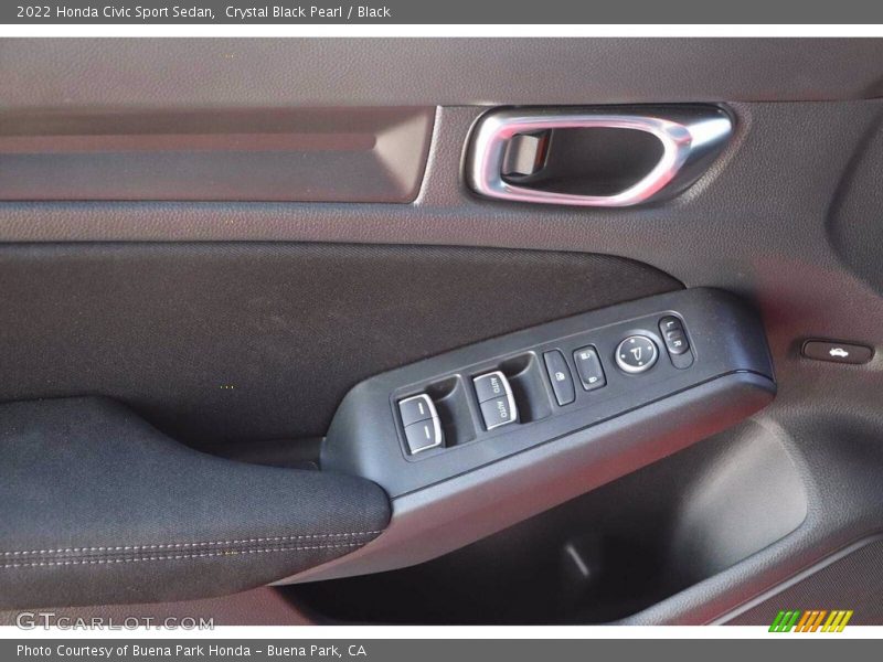 Crystal Black Pearl / Black 2022 Honda Civic Sport Sedan