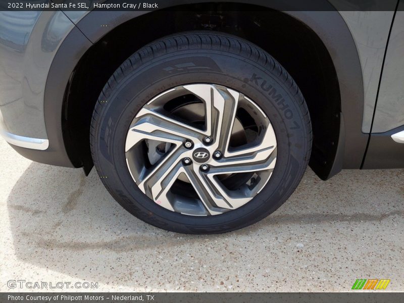 Hampton Gray / Black 2022 Hyundai Santa Fe SEL