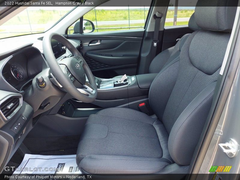 Hampton Gray / Black 2022 Hyundai Santa Fe SEL