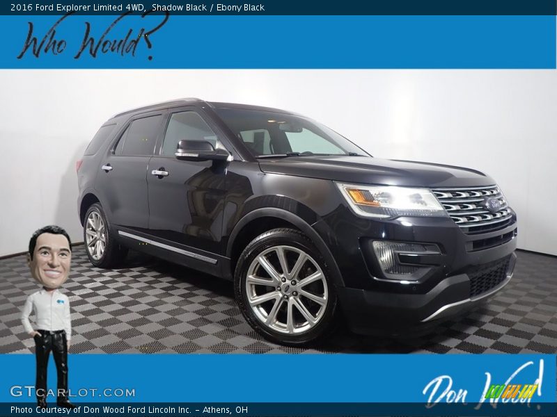 Shadow Black / Ebony Black 2016 Ford Explorer Limited 4WD