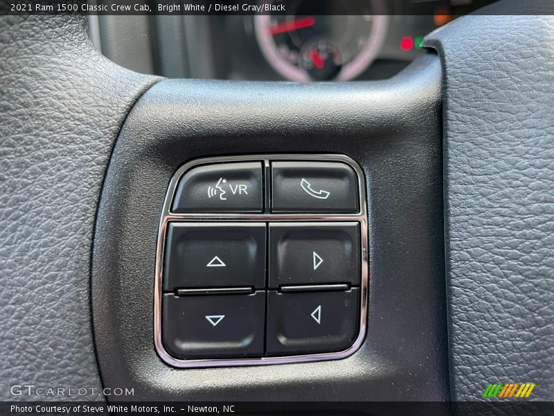Bright White / Diesel Gray/Black 2021 Ram 1500 Classic Crew Cab