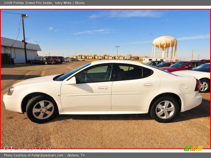 Ivory White / Ebony 2008 Pontiac Grand Prix Sedan