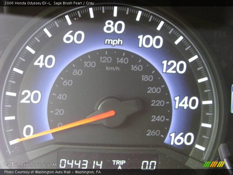 Sage Brush Pearl / Gray 2006 Honda Odyssey EX-L