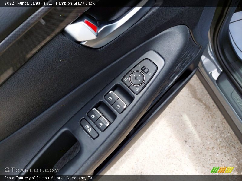 Hampton Gray / Black 2022 Hyundai Santa Fe SEL