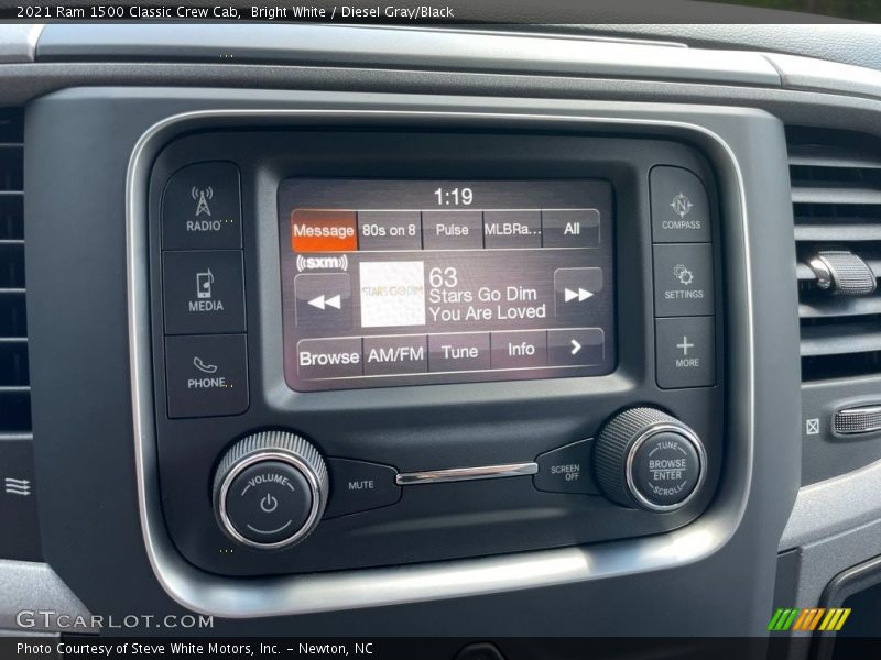 Bright White / Diesel Gray/Black 2021 Ram 1500 Classic Crew Cab
