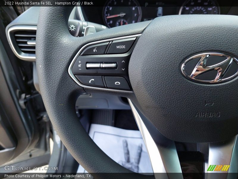 Hampton Gray / Black 2022 Hyundai Santa Fe SEL