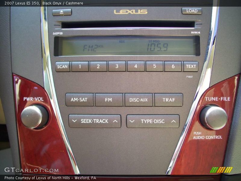 Black Onyx / Cashmere 2007 Lexus ES 350