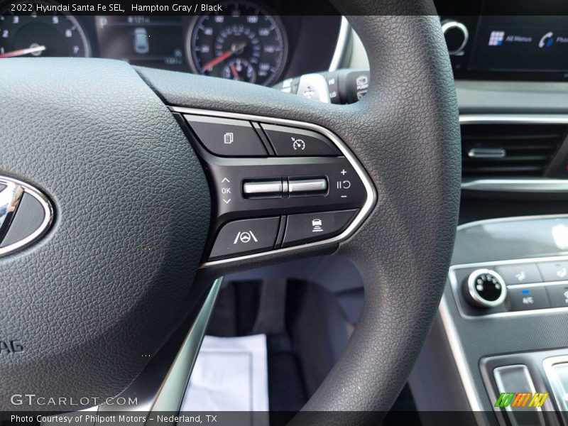 Hampton Gray / Black 2022 Hyundai Santa Fe SEL
