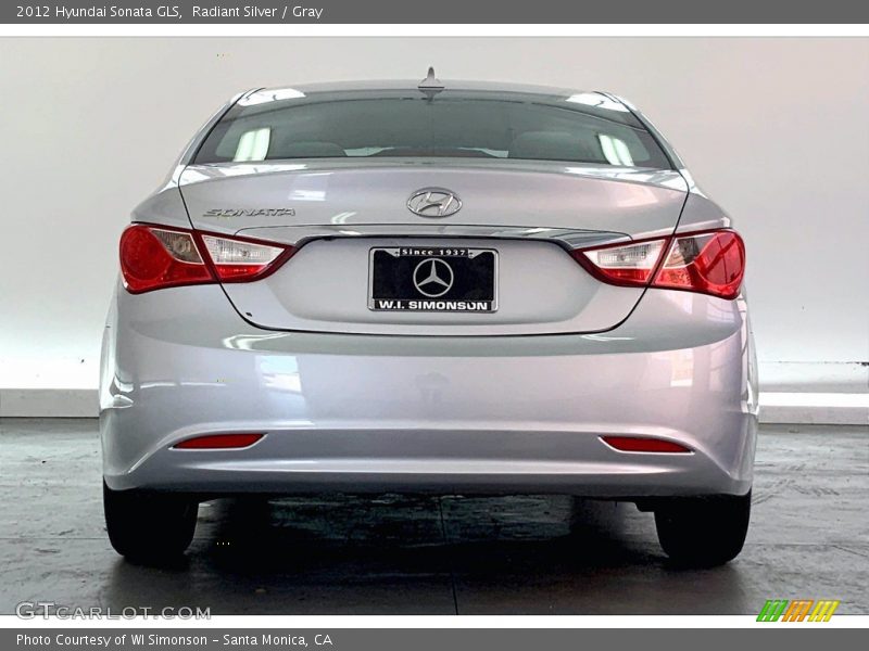 Radiant Silver / Gray 2012 Hyundai Sonata GLS
