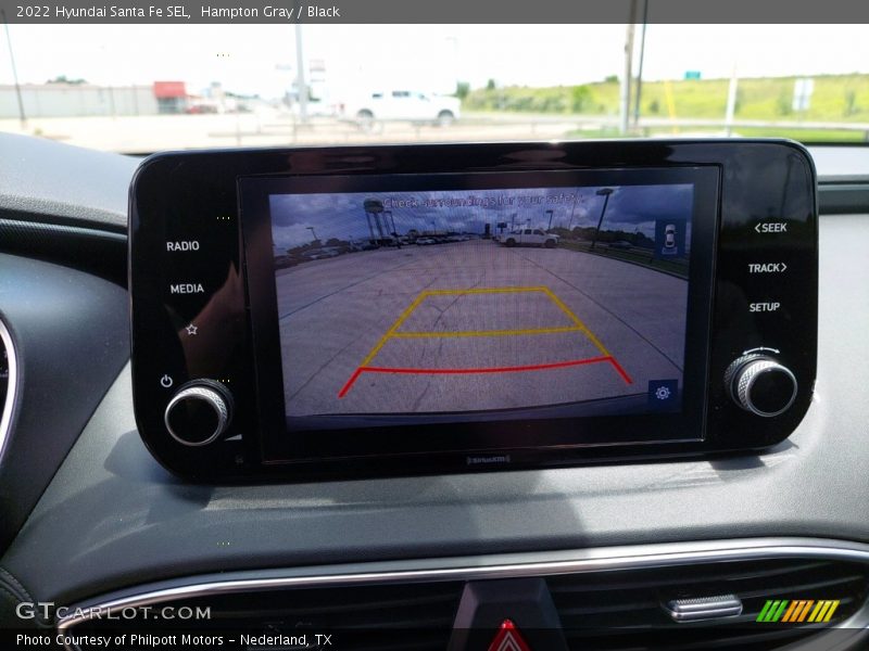 Hampton Gray / Black 2022 Hyundai Santa Fe SEL
