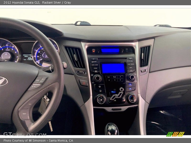 Radiant Silver / Gray 2012 Hyundai Sonata GLS