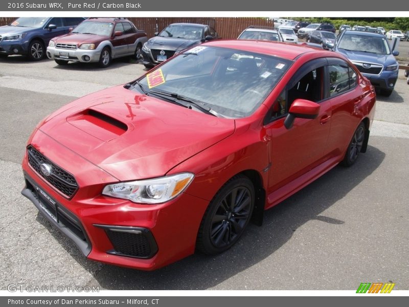 Pure Red / Carbon Black 2016 Subaru WRX