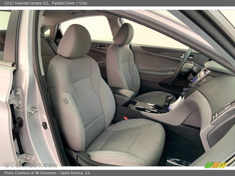 Radiant Silver / Gray 2012 Hyundai Sonata GLS