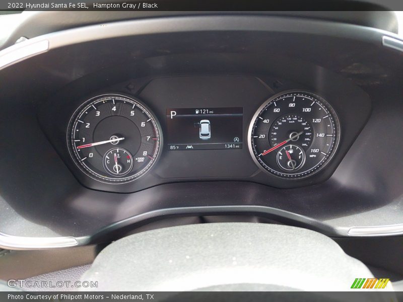 Hampton Gray / Black 2022 Hyundai Santa Fe SEL