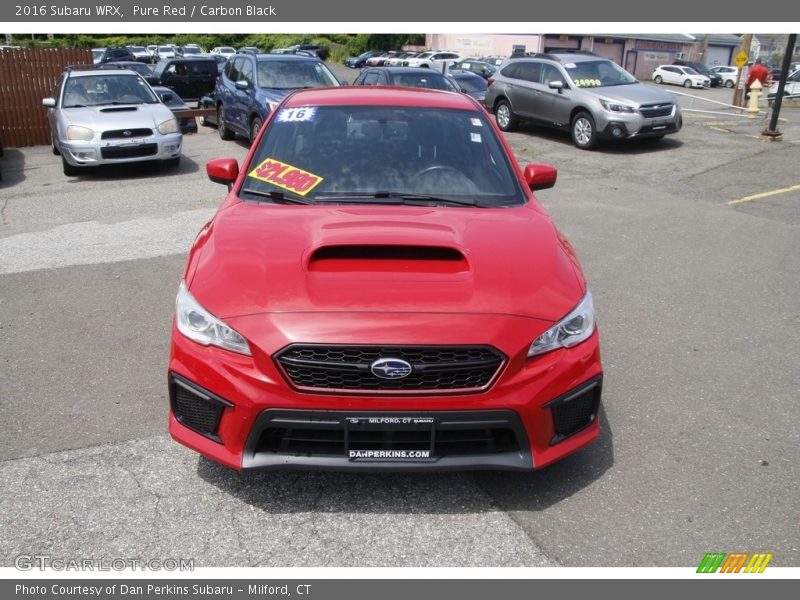 Pure Red / Carbon Black 2016 Subaru WRX