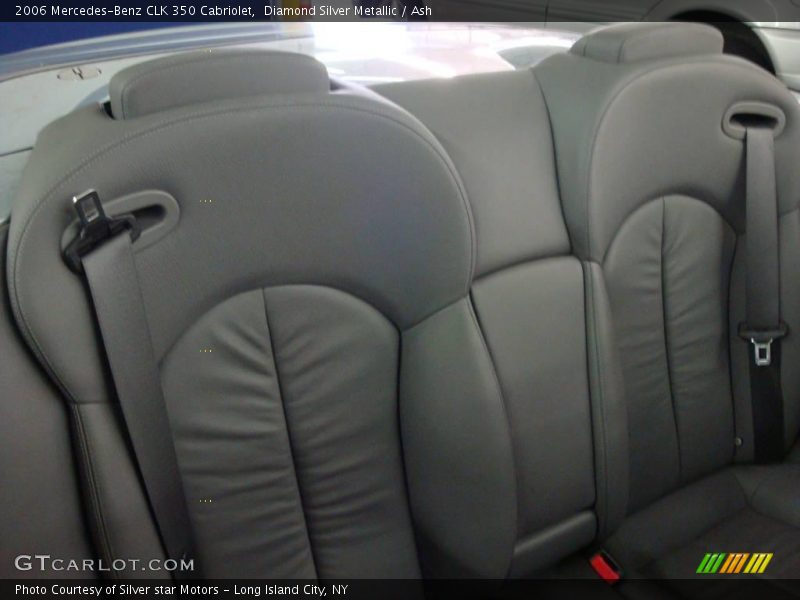 Diamond Silver Metallic / Ash 2006 Mercedes-Benz CLK 350 Cabriolet