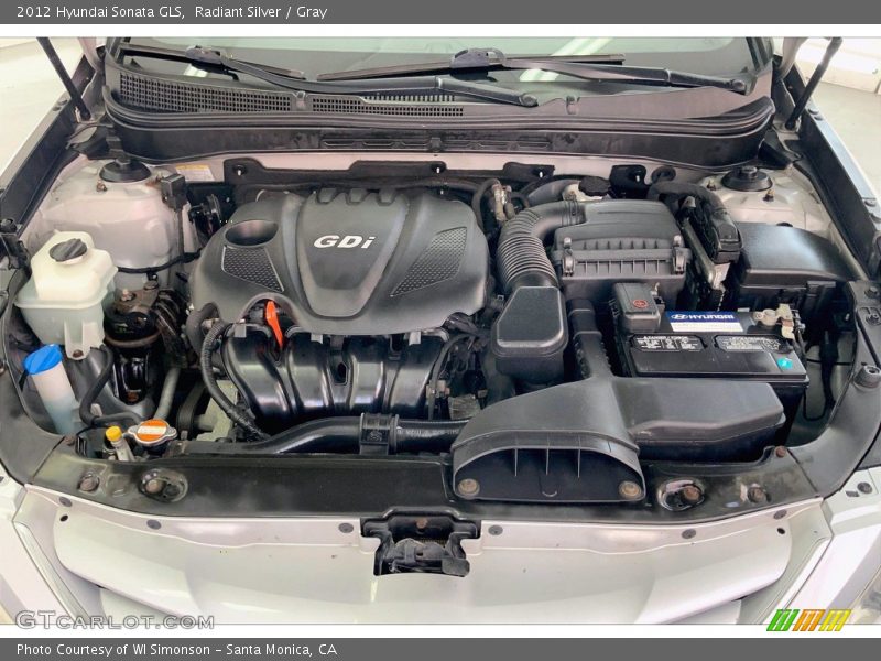 Radiant Silver / Gray 2012 Hyundai Sonata GLS