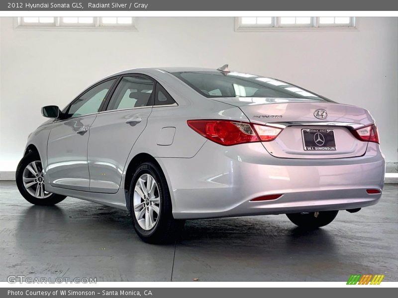 Radiant Silver / Gray 2012 Hyundai Sonata GLS
