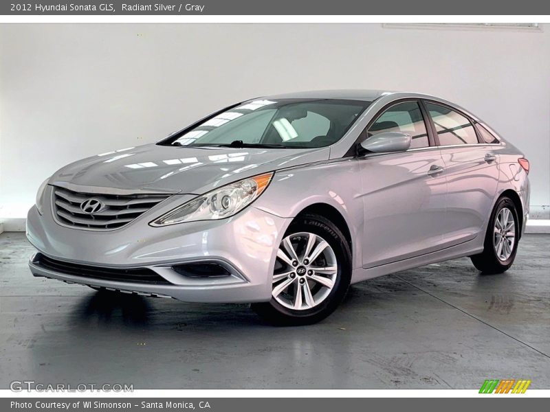 Radiant Silver / Gray 2012 Hyundai Sonata GLS