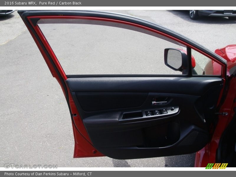Pure Red / Carbon Black 2016 Subaru WRX