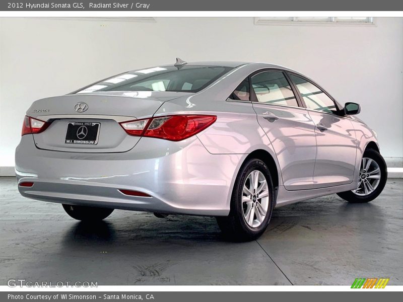 Radiant Silver / Gray 2012 Hyundai Sonata GLS