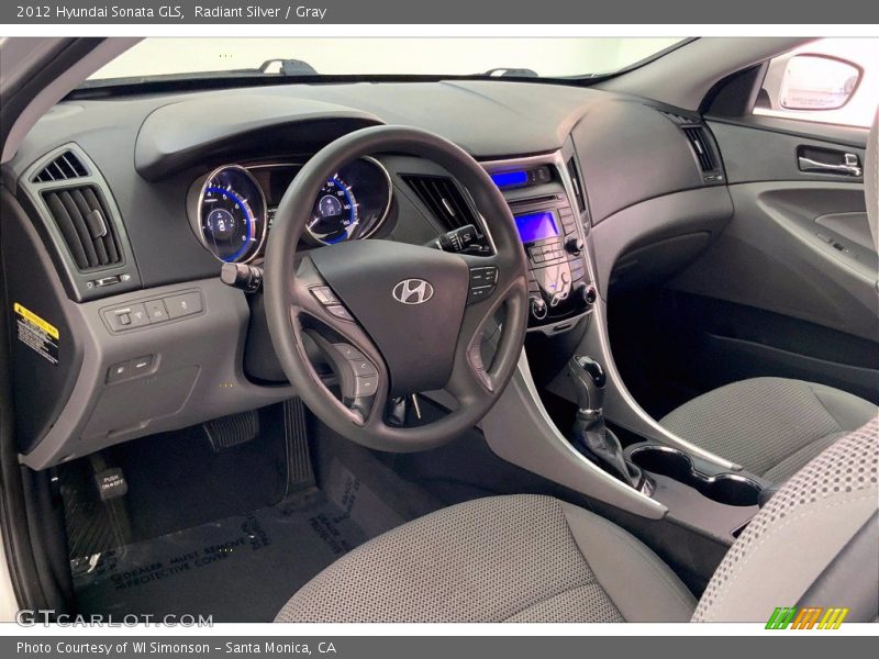 Radiant Silver / Gray 2012 Hyundai Sonata GLS